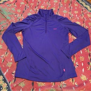 Ryka Essential Long-Sleeve Quarter Zip Top Size M